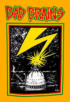 bad brains shirt yellow